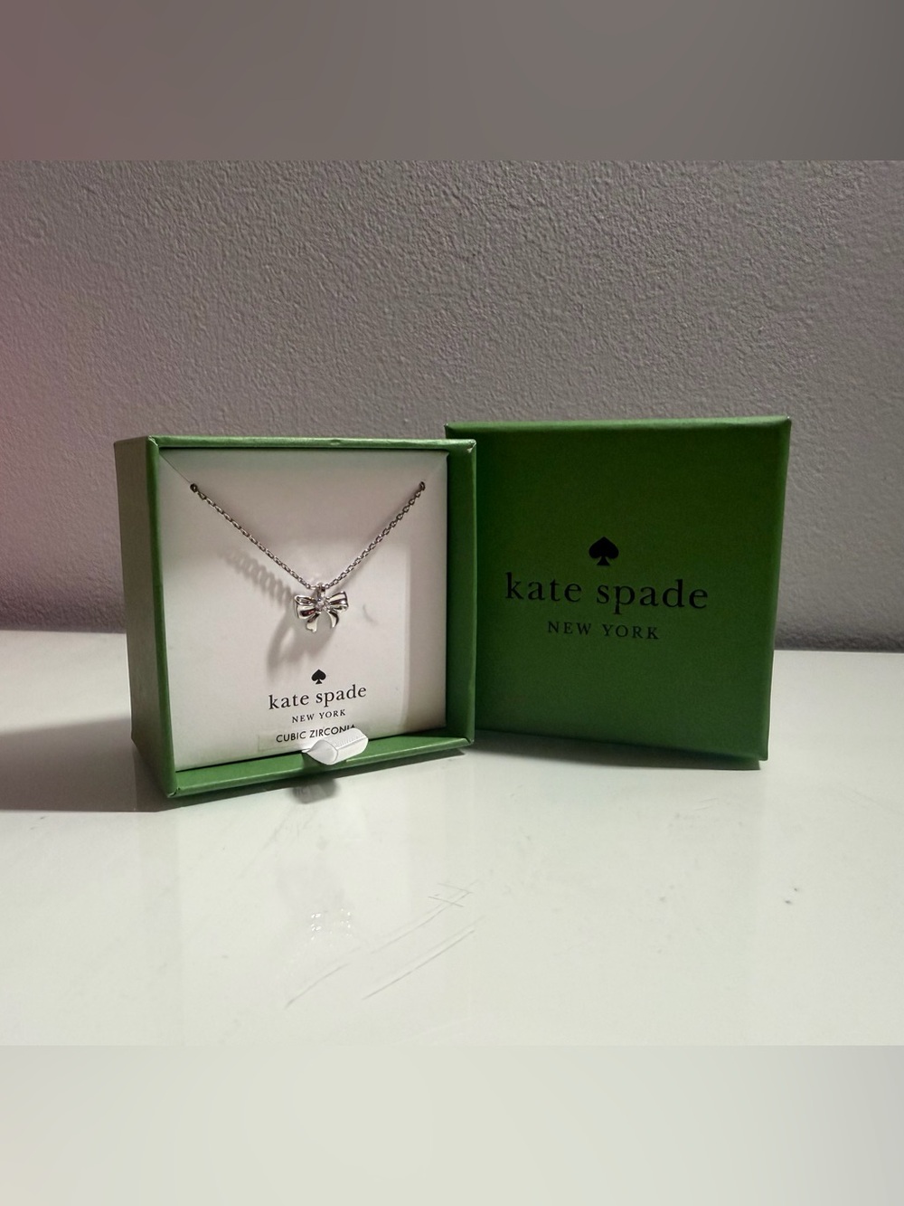 Kate Spade bow necklace